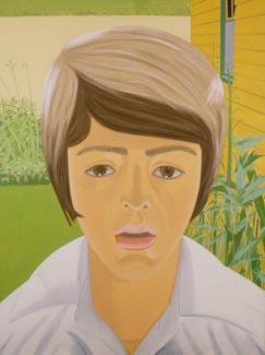 Alex_Katz's_1970_painting_of_his_son_'Vincent_with_Open_Mouth'